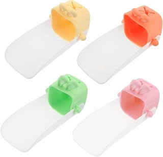 Extensor de grifo para niños, 4 unidades de extensores de grifo para niños, bonito conejo para fregadero, lavamanos para niños pequeños, extensión de grifo para lavabo, cocina