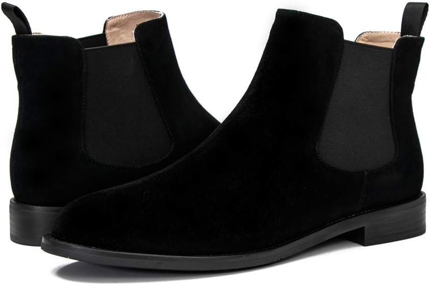ONEENO Women's Casual Suede Chelsea Boots - Image 7