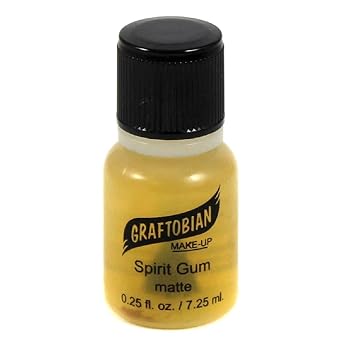 Graftobian Spirit Gum 0.25 Ounce Theatrical Adhesive