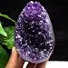 FXPCGZISH Amethyst Cluster Crystals Raw Geode, Crystal Rock Quartz for,Home Decor, Purple Decoration,with Stand,910~1000g
