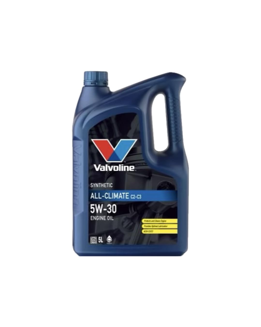 Valvoline Olio Motore All-Climate 5W-30 C2-C3, 100% Sintetico, per Motori Benzina, Diesel e GPL, Compatibile con DPF, GCC e TWC (5L)