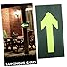 HANABASS 10pcs Glow The Dark Arrow Markers for Outdoor Directional Signage Fluorescent Trail Stickers for Camping Hiking and Navigation
