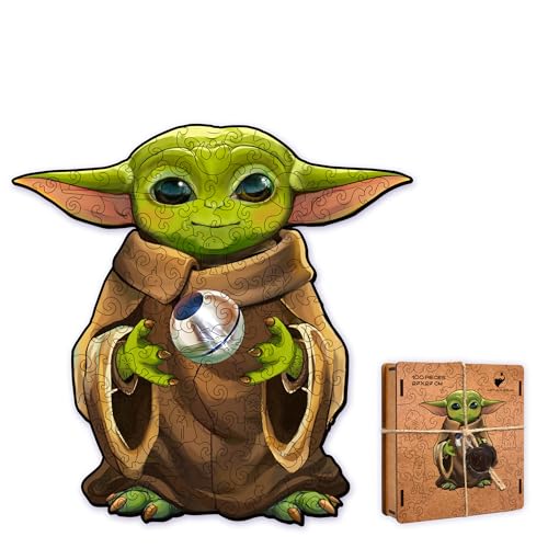 Puzzle Baby Yoda Madera ¿Dónde Comprar? Puzzlopia.es Tienda de