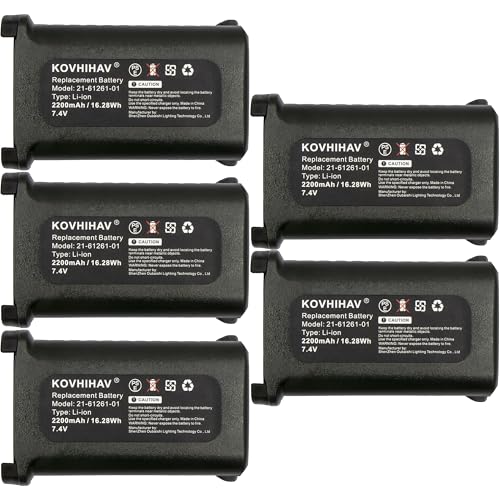 5 Pack MC9000 Barcode Scanner Battery Compatible with MC9090 MC9190 MC9060 21-65587-03 82-111734-01 21-65587-02