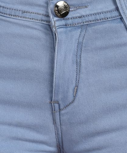 Nifty Women's Denim Stretchable Slim Fit Jeans (Jean_PLN_Grey_28)