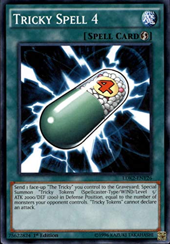 2016 Yu-Gi-Oh Legendary Decks II #LDK2ENY26 Tricky Spell 4 C : Collectibles & Fine Art
