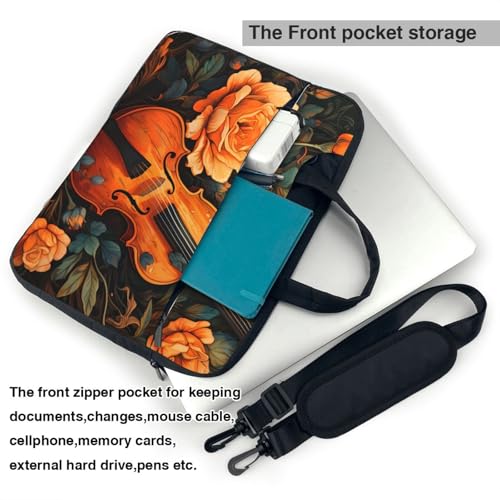 Laptop Bag para mujeres y hombres con correa y asa miniatura 4