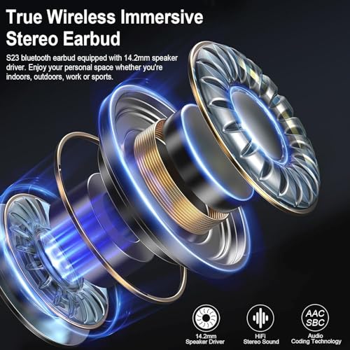 Cascos inalámbricos Bluetooth con 40H de batería e impermeabilidad IP7 2