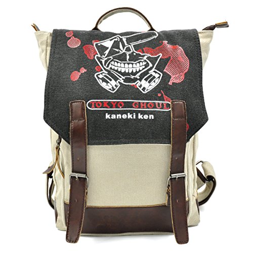 CoolChange Tokyo Ghoul Mochila de Lino con Tema máscaras