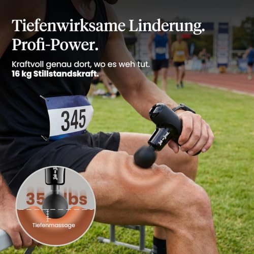 BOB AND BRAD Q2 Mini Massagepistole, Tiefengewebe Percussion Massagegerät – Ansicht 4