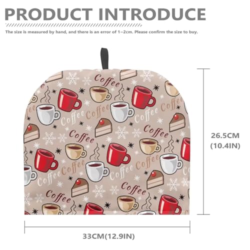 Image of Coffee Teapot Cover Tea Cozy for Teapot Insulated Kitchen Accessory Tea Pot Cozy for Keeping Warm Brown Home Decor