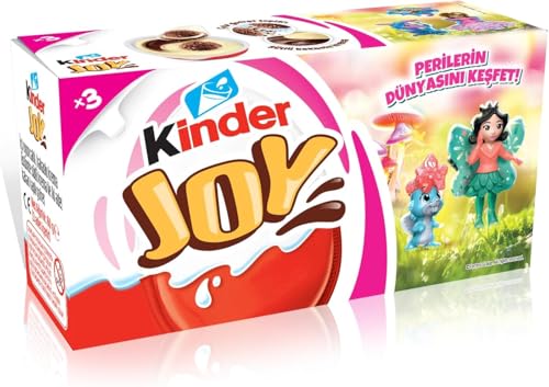 Image of Kinder Joy Chocolate Eggs with Surprise Toy, Discover the Veterinary World Toy With Girls Cinderella 3 Pack, 60g From DECADENT FOODS