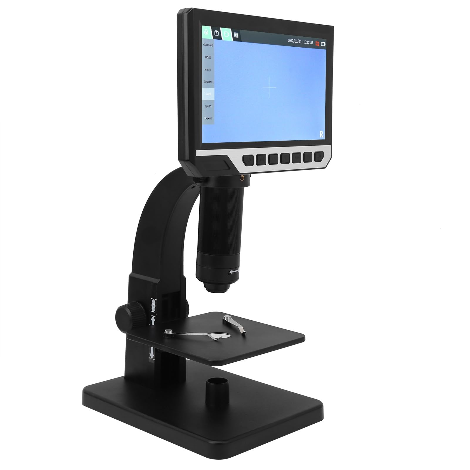 Zerodis 12-MP-Digitalmikroskop, 2000-fache Vergrößerung mit 7-Zoll-HD-Bildschirm für die Reparatur von Leiterplatten und die Identifizierung von Edelsteinen