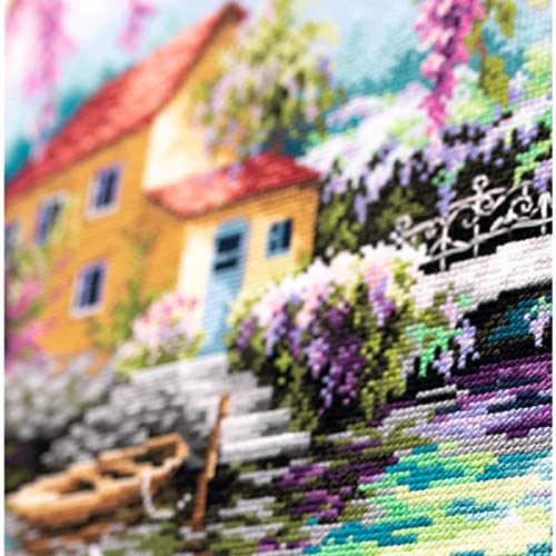 Magic needle 250-705 ZW Traumsee Counted Cross Stitch Kit with Zweigart Edition Cotton Multi-Coloured 30 x 45 cm - Image 4