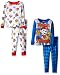 Nickelodeon Toddler Boys Paw Patrol Toddler 4-Piece Pajama Set, Blue, 3T
