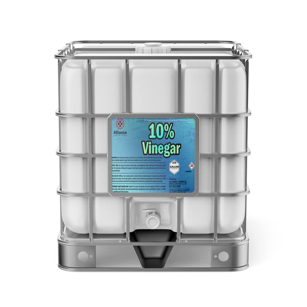 Alliance Chemical 10% Vinegar - Concentrated Industrial Strength - 275 Gallon IBC Tote