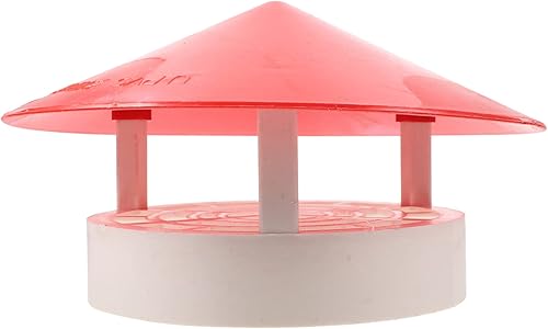 Tapa de lluvia para tubería Techos Sombrero de lluvia resistente a la intemperie Chimenea Estufa de tubo Cubierta de embudo de estufa de leña Kit de