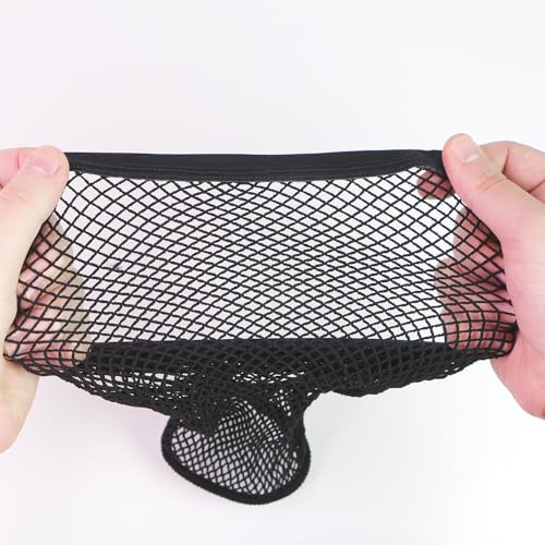 HyunDu Mesh Wig Caps with Grip Band, Crochet Wig Cap for Black women with Long Hair, Extra Large Hair Net Cap 2Pcs