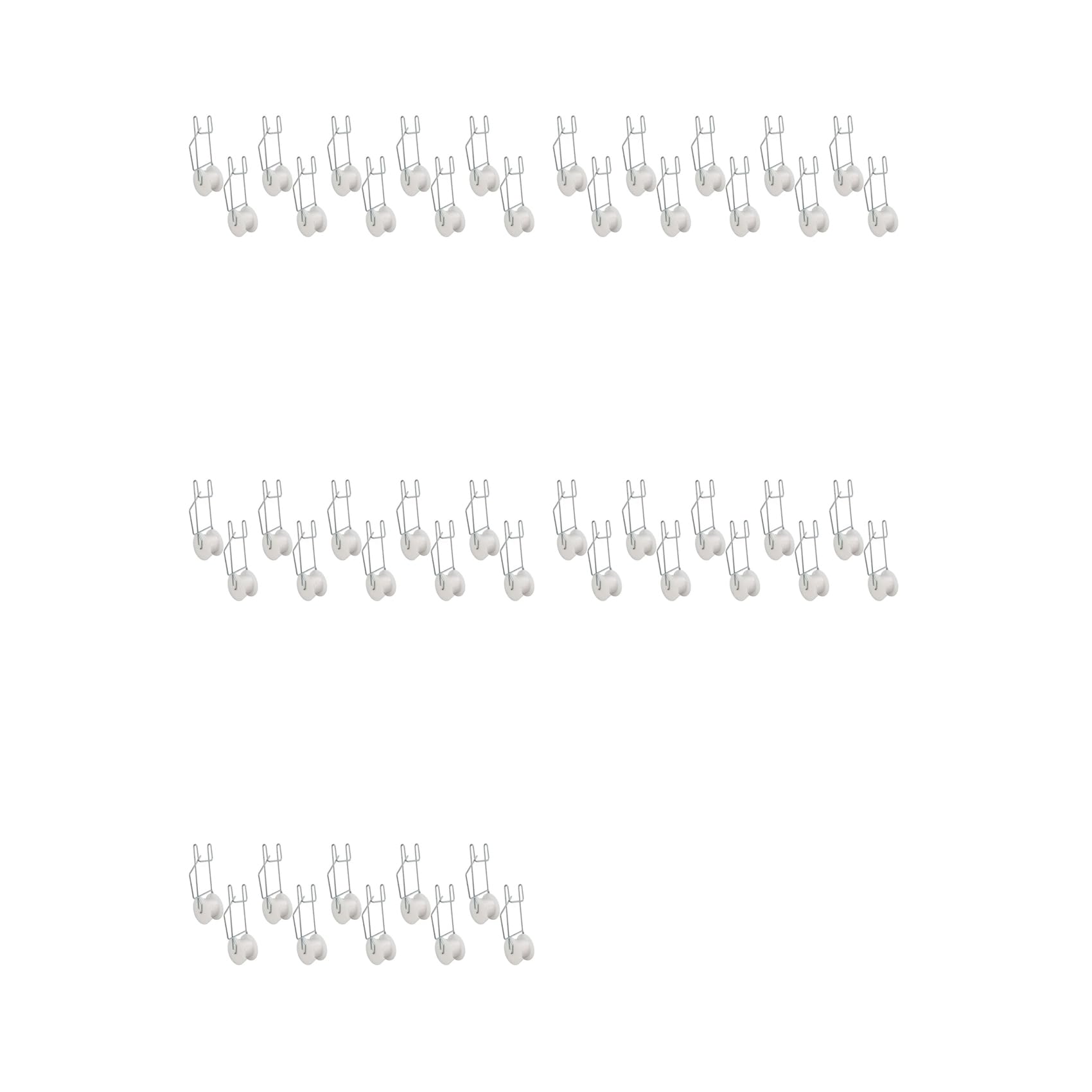 Jnchdghwa Tomato Roller Hooks Galvanized PP Heat Space Saving 15m Twine Vine Crop Trellis Roller Hooks for Cucumber 50pcs