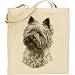 Produktbild Mike Sibley Cairn Terrier Cotton Natural Bag by C & S Products