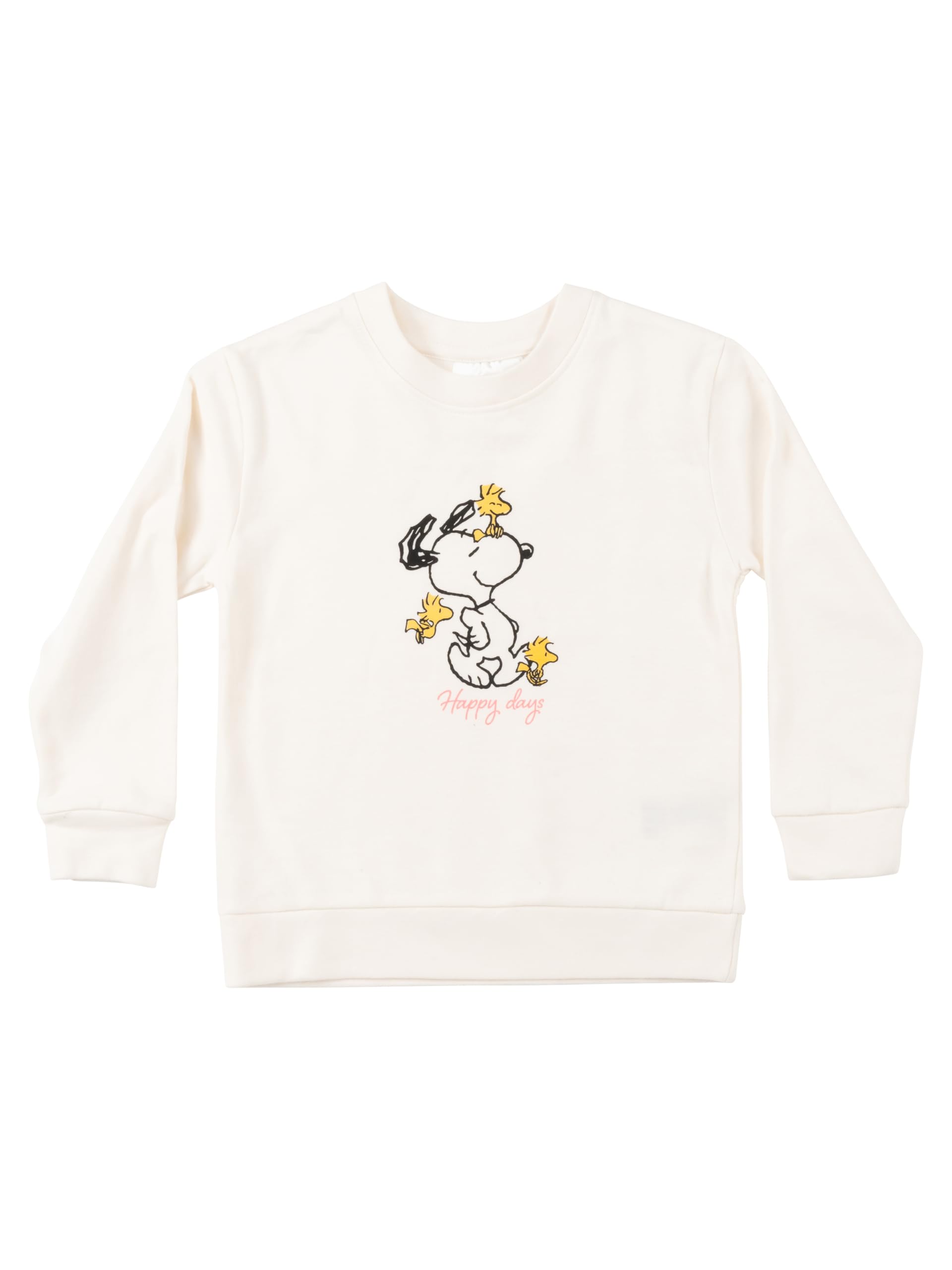 United Labels The Peanuts Snoopy Baby Sweatshirt for Girls - Pullover Baby Clothes Top Long Sleeve White, White, 86-92