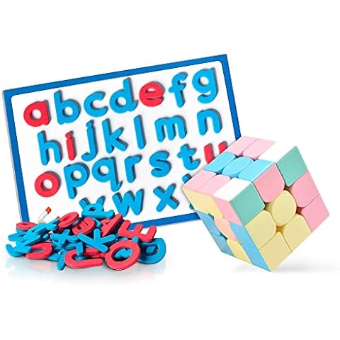 FOOZZILLA Speed Cube 3x3 and Magnetic Letters Cover