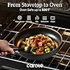 CAROTE 20pcs 4-Ply Premium Hard Anodized Pots and Pans Set Non Stick with Detachable Handle, Dishwasher/Oven Safe, RV Kitchen Cookware Set Nonstick, Induction Cookware, Large Capacity Pans and Pot Set #5
