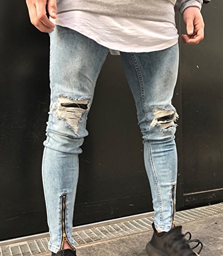 Gladiolus Pantaloni Uomo Jeans Skinny Fit Casual