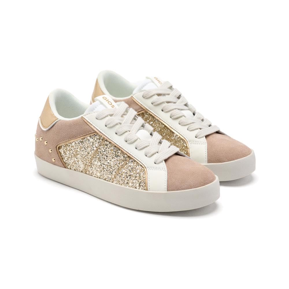 GIOSEPPO Women's Epsom Sneaker, Gold, 8 UK