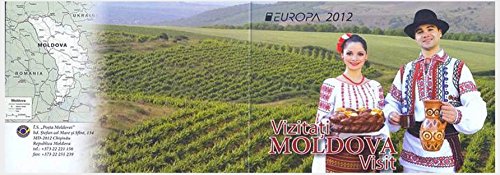 Europa Cept 2012 / Libretto di 2 fogli di 3 francobolli/Turismo Moldovan - Visita Moldova/Moldavia Ceca / 2012 / MNH