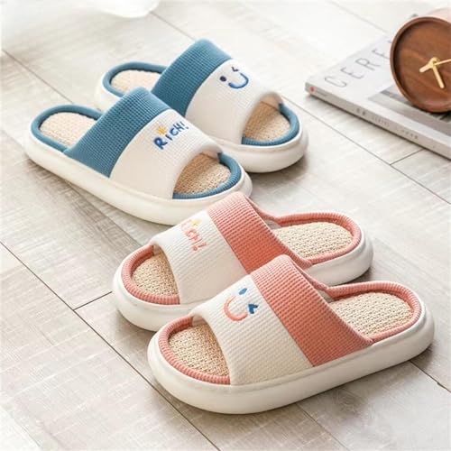 Smile Face Straw Cute Slide For Women Slippers Sandals Shower Shoes Women Clean Girl Aesthetic Shower Shoes3