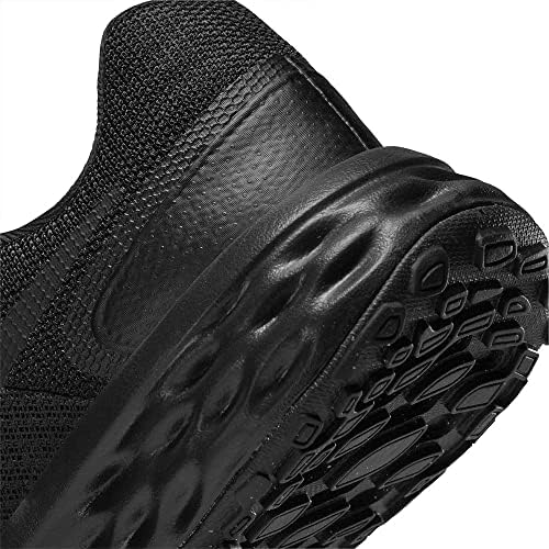 Nike Revolution 6 NN (GS) Gymnastics Shoe, Black/Black-dk Smoke Grey, 6 UK | Image 7