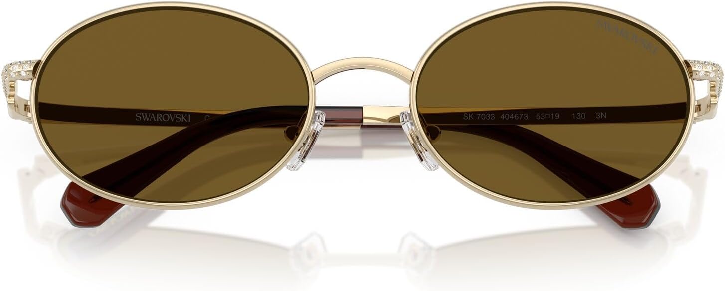 Swarovski womens Sk7033 Oval Sunglasses