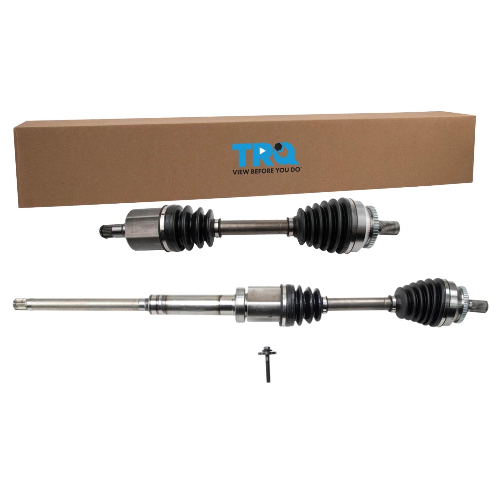 TRQ Front Driver and Passenger Side CV Axle Assembly Set 2 Piece