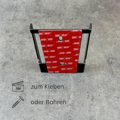 Gaskappen Halter Camping aus Metall Gasflaschendeckel-Halterung zum Kleben, ohne Bohren Halter für Schutzkappe von Gasflaschen - ideal für Wohnmobil/Grill