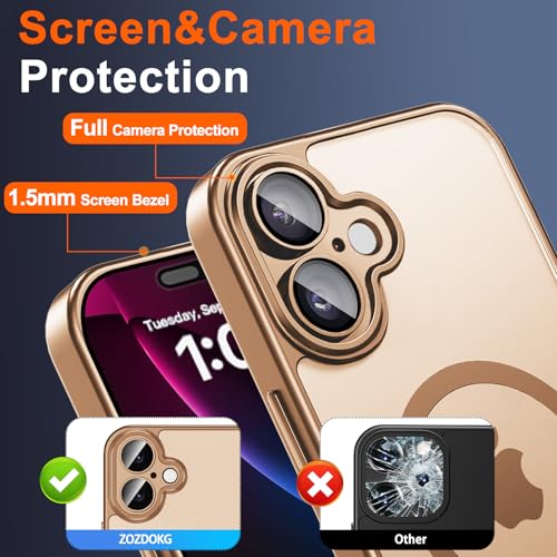 Image of for iPhone 17 Case with Privacy Screen Protector, Brown