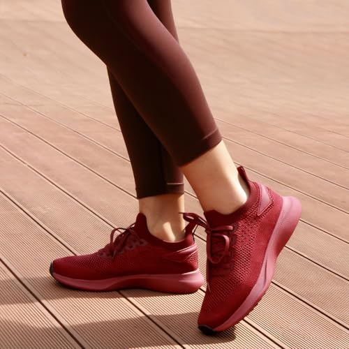 Image of Abboos Women's Walking Shoes - Lightweight Breathable Tennis Sneakers for All-Day Standing & Gym Workouts, Non-Slip Athletic Shoes for Travel and Jogging