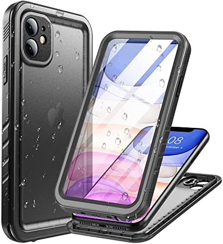 Cozycase for iPhone 11 Pro Max Waterproof Shockproof Case with Screen/Camera Protector - Unbreakable/Heavy Duty/Front and Back Cover360 Full Body ProtectiveUnderwater Dustproof Antishock Hard Bumper