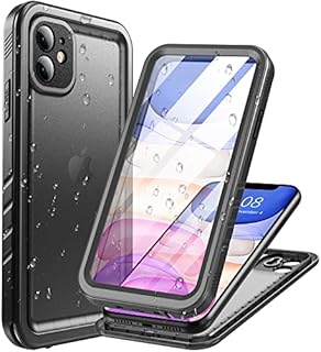 Cozycase dla iPhone 11 Wodoodporny odporny na wstrząsy futerał z ekranem/ochraniaczem kamery -przednia i tylna 360 Pełna ochrona ciała pyłoszczelny futerał