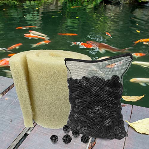 Filtro para Estanque Koi 12x72 Coarse con 300 Bio Balls
