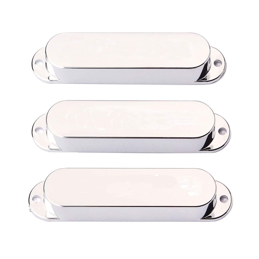 RuiJOTWAT 3 Pieces Electric Guitar Sealed Single Coil Pickup Cover For St Strat Stratorcast