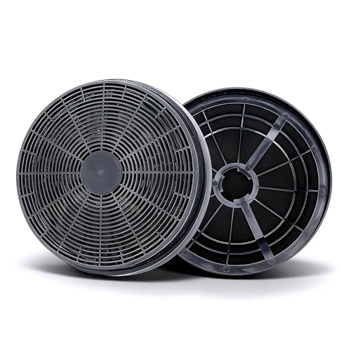 Lot de 2 filtres à charbon actif Ø 175 mm pour hotte aspirante Bomann KF561 DU652 PKM CF110 Respekta MIZ0023 MIZ0023N Klarstein 10030983 Brandt AS0015184