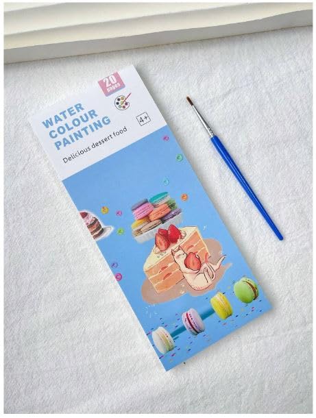 RUGZI Pocket Watercolor Painting Book Magic Water Coloring Books ...