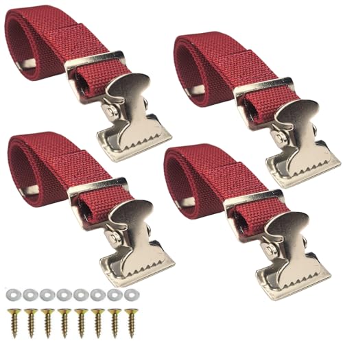 YuddiagZho Universal Drywall Stilt Replacement Straps (4PCS) - Adjustable Nylon Leg Straps for Secure & Comfortable High Work - Construction Painting Plastering Street Performances