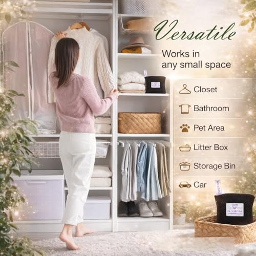 Image of Natural Activated Charcoal Air Purifier Bag Odor & Moisture Absorber Dehumidifier for Car Refrigerator Home Wardrobe Kitchen Bathroom Dampness & Allergen Remover Air Freshener (250gm)