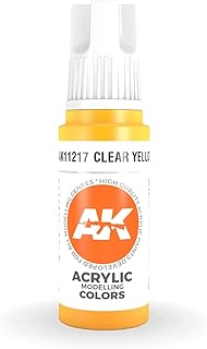 AK Interactive 3rd Gen Acrylic Clear Yellow 17ml