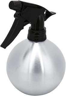 TOPINCN ステンレス製スプレーボトル、丸形霧吹き、500ml容量、調節可能前進付き、園芸・掃除用、ステンレス鋼製
