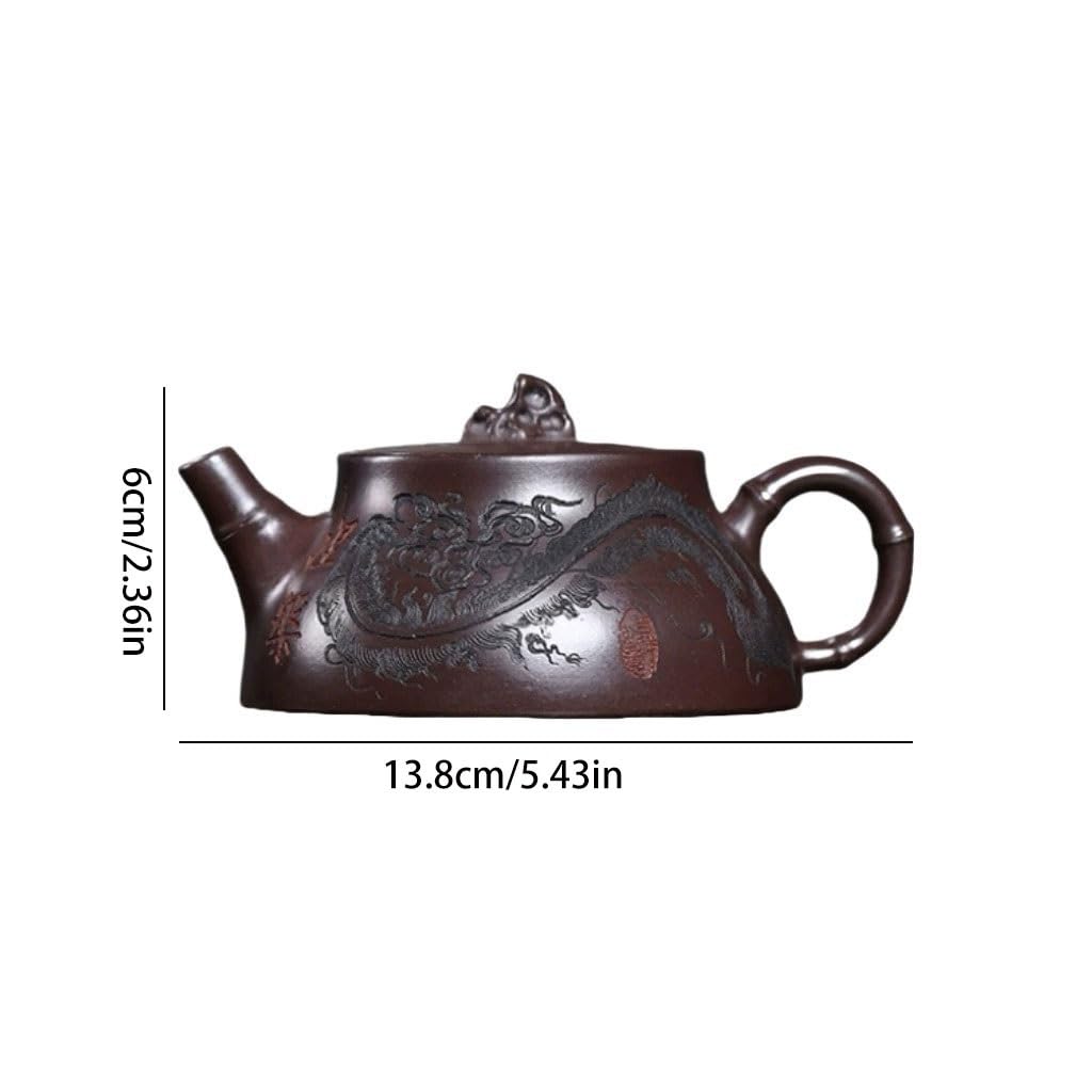 Dzbanek do herbaty ziołowej, vintage, oryginalny, segment z wysokiej temperatury, gliniany, osobisty czajniczek, ceramiczny zestaw do herbaty, zaparzacz do herbaty liściastej