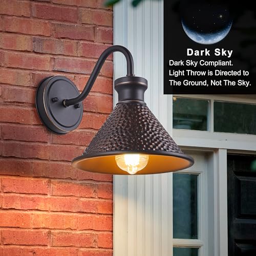 Gooseneck-Outdoor-Wall-Sconce-1-Light-E26-Socket-Farmhouse-Wall-Mount-Porch-Patio-Lights93Inch-Width-Casting-Aluminum-ShadeOil-Rubbed-BronzeEasily-Installed-in-Outdoor-and-Indoor Gooseneck Outdoor Wall Sconce 1 Light E26 Socket Farmhouse Wall Mount Porch Patio Lights93Inch Width Casting Aluminum ShadeOil Rubbed BronzeEasily Installed in Outdoor and Indoor