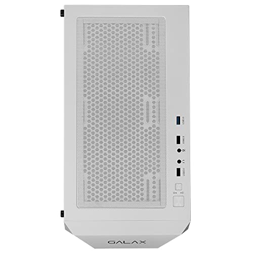 Gabinete Gamer Galax Branco Revolution Vidro Temperado ARGB Mid Tower ATX Branco - CGG5ANWA4B0